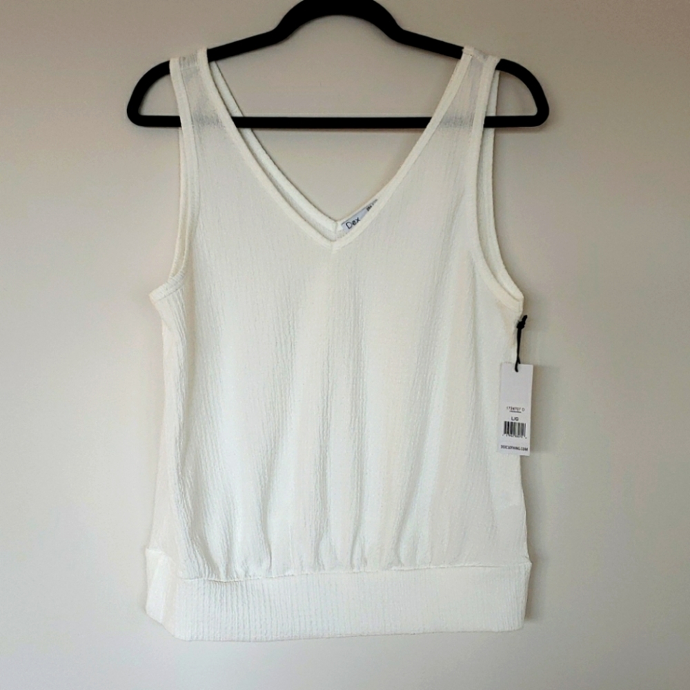 Dex women's textured tank top